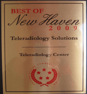 Teleradiology Solutions wins Best of New Haven award 2009